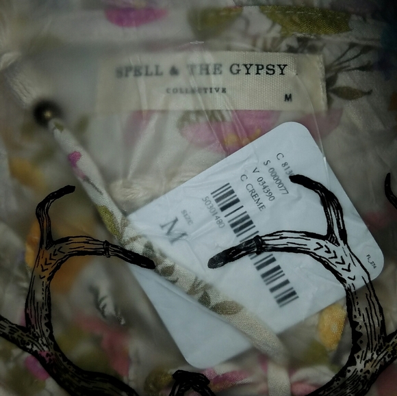 New spell designs FP wild bloom midi dress M - Picture 5 of 8